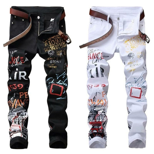 Printed Jeans