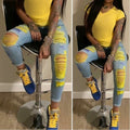 Denim Ripped Jeans