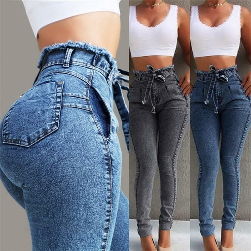 Slim high waist jeans